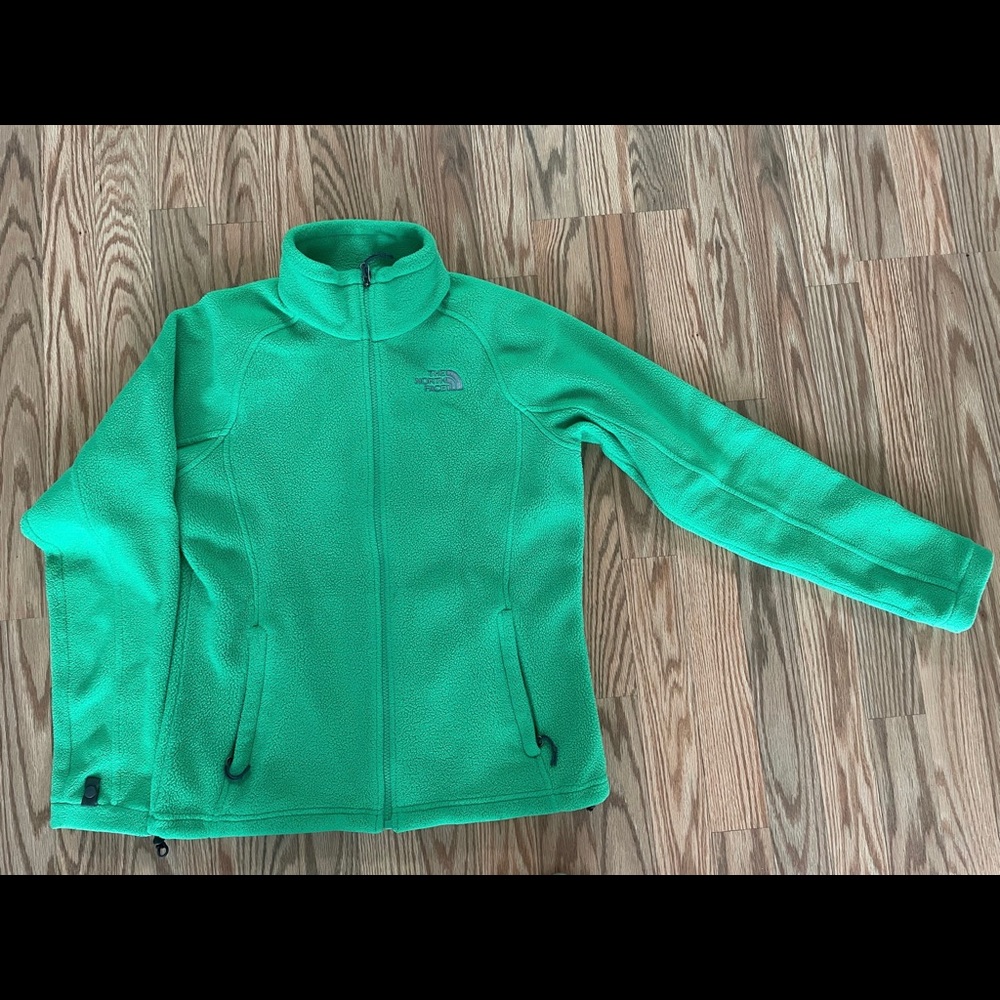 North Face Green Warn Zip-Up Women’s S